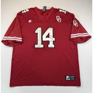 Vintage Starter Oklahoma Sooners #14 Football Jersey Mens XL Team Authentic